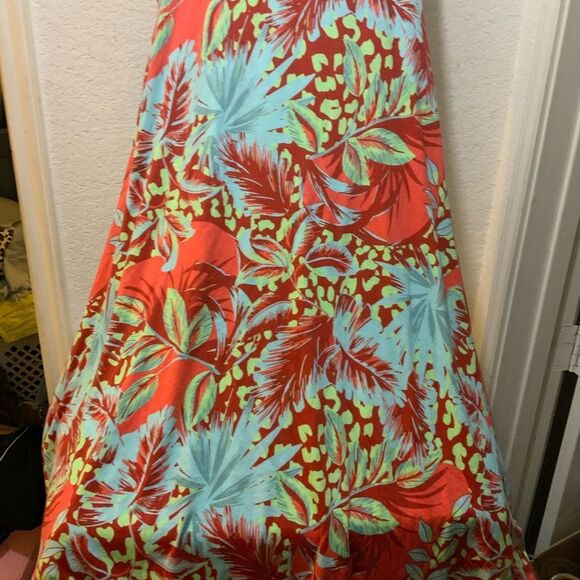 NWOT Soft Surroundings Sz Petite Small  Kara Floral Maxi Dress - Picture 7 of 10